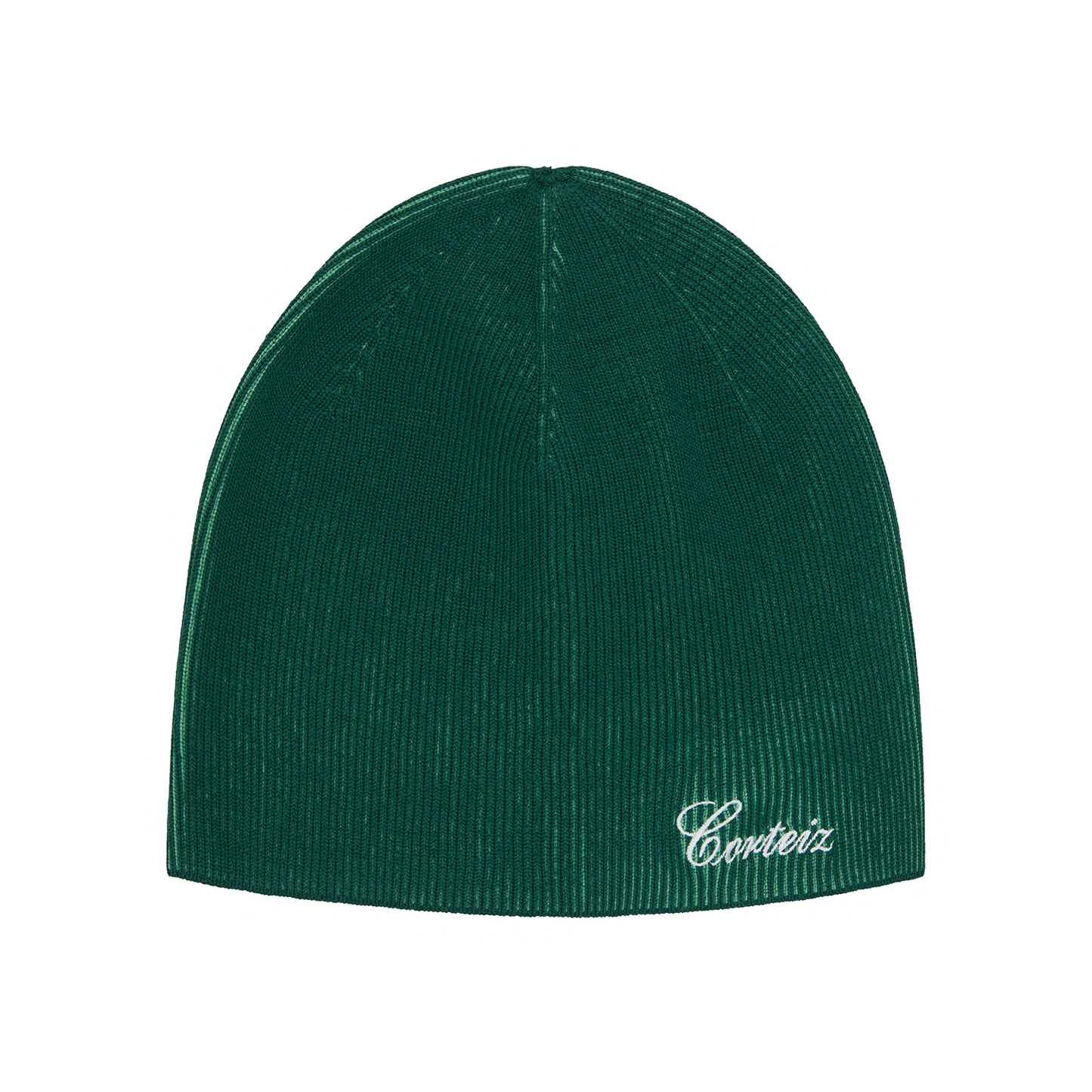 2 TONE RIBBED KNIT BEANIE [GREEN]