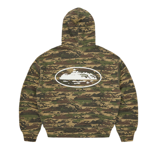 ISLAND PUFF PRINT ZIP HOODIE [DIGI CAMO]