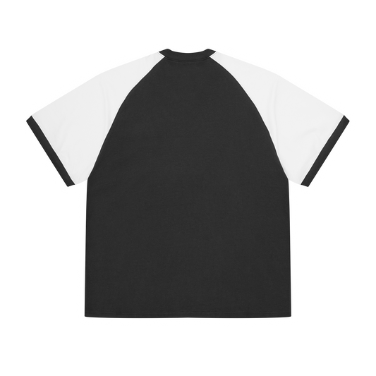 AMERICANA RAGLAN TOP [BLACK]