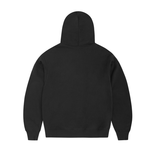 ARCH SHIELD ZIP HOODIE [BLACK]