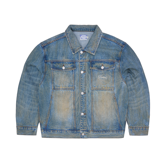ARDWEAR PANEL DENIM JACKET [WASHED INDIGO]