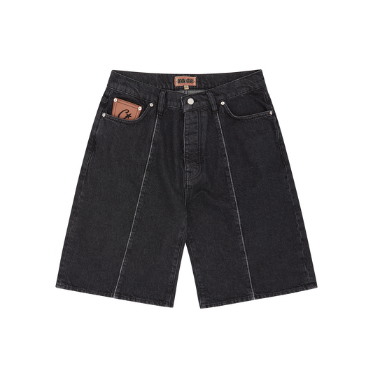 C-STAR DENIM SHORT [BLACK]