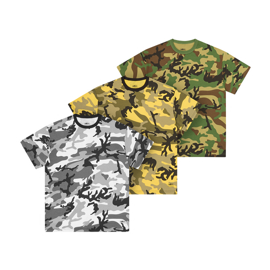 GUERILLAZ CAMO TEE [3PK] [MIXED]