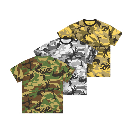 GUERILLAZ CAMO TEE [3PK] [MIXED]