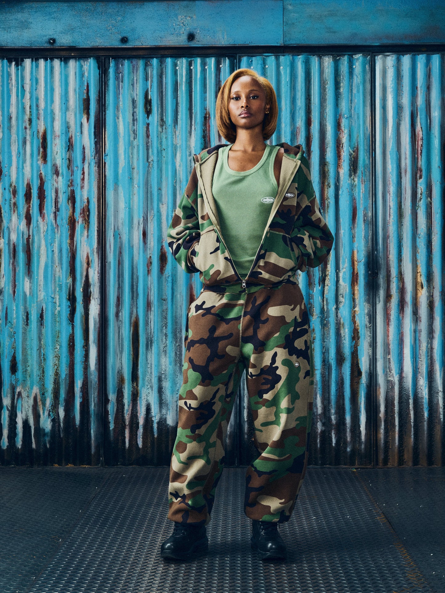 MINI ISLAND SWEATPANT [WOODLAND CAMO]