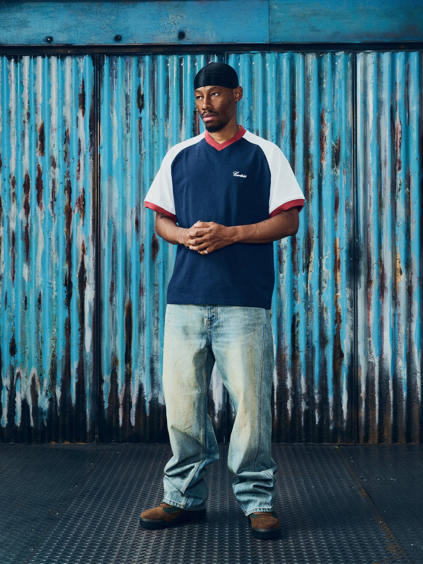 AMERICANA RAGLAN TOP [NAVY]