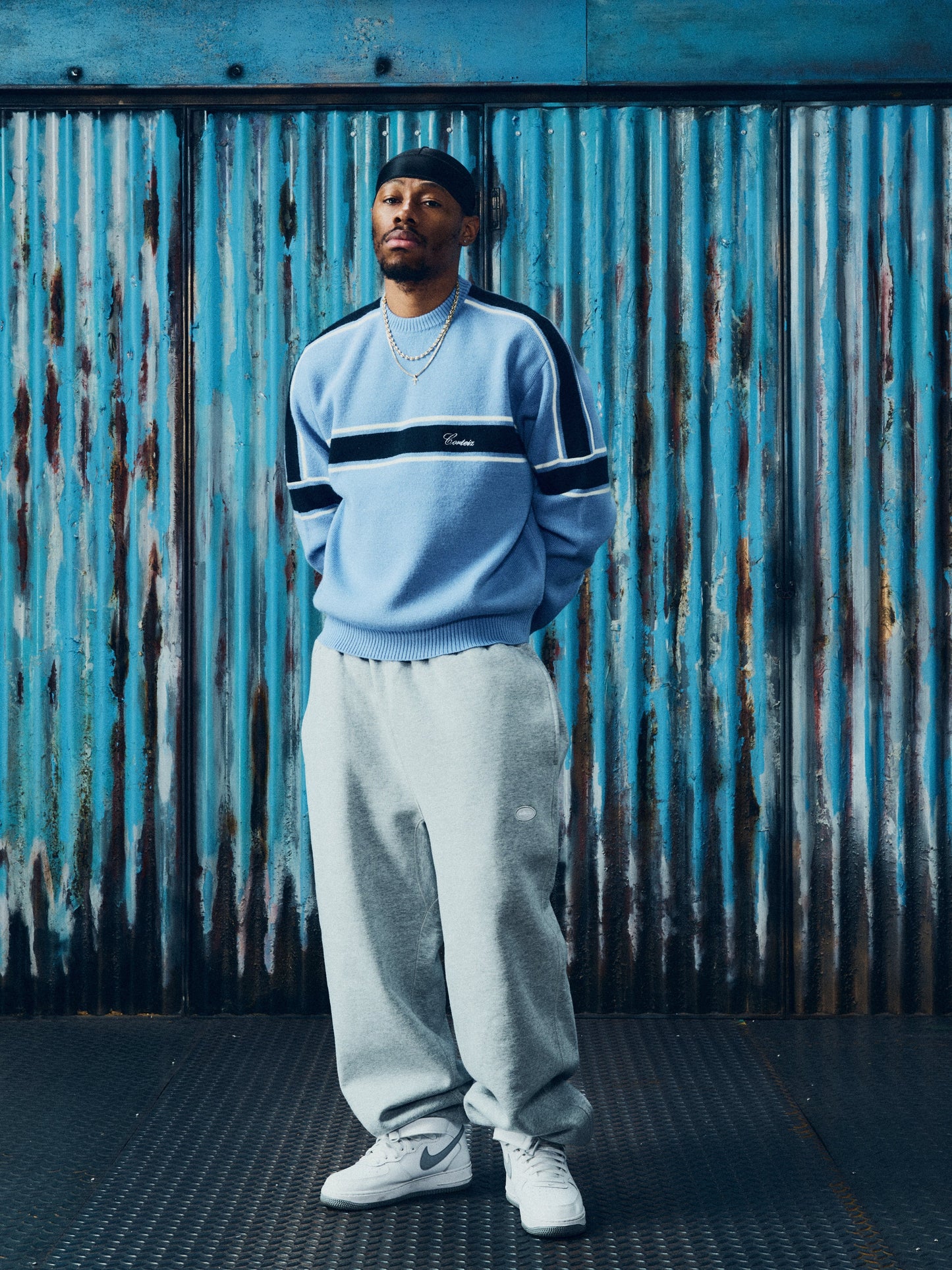 TURISMO KNIT SWEATER [BABY BLUE]