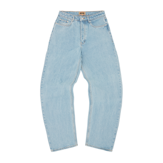 DUAL STRIPE BAGGY JEANS [STONEWASH]