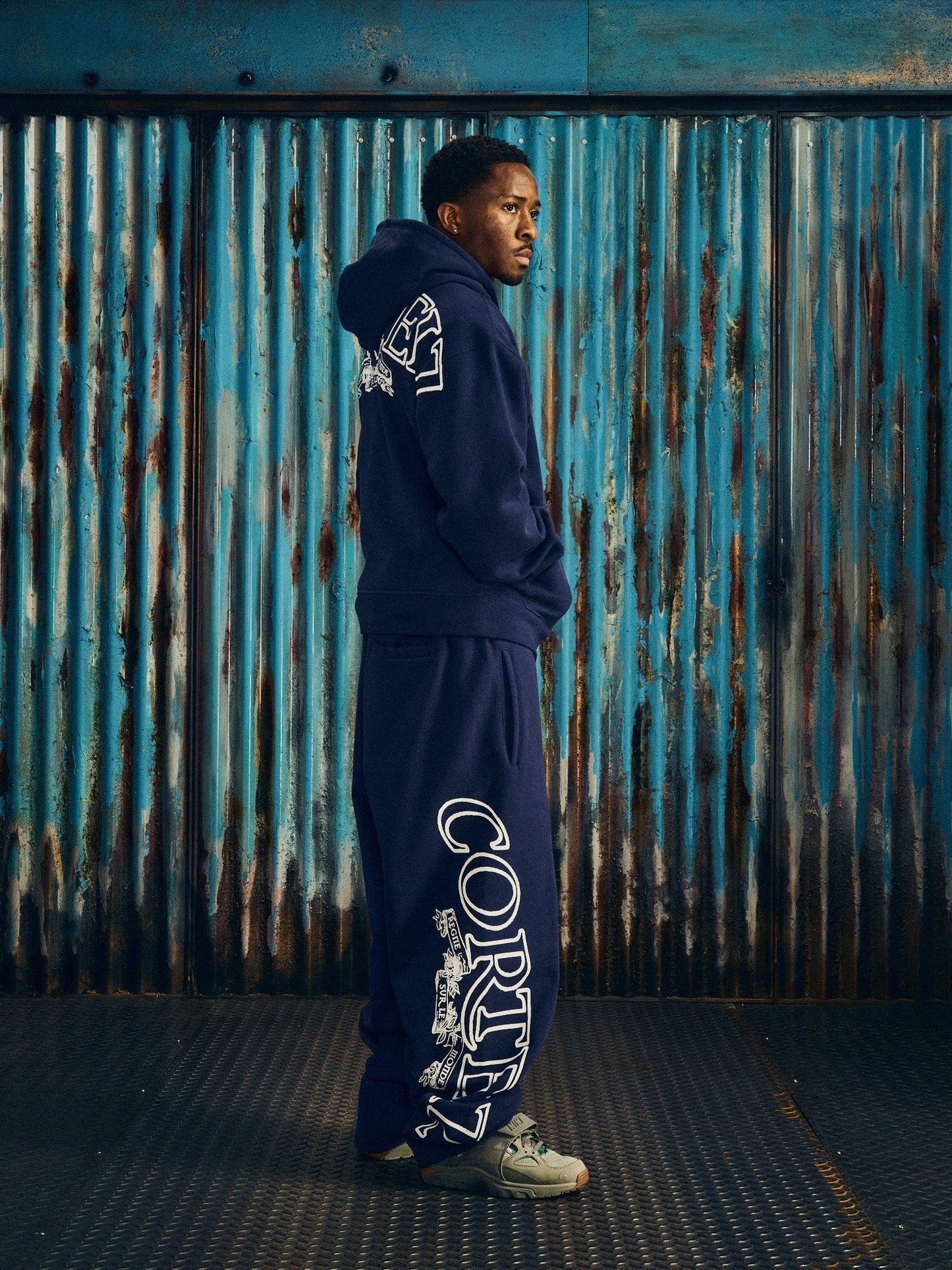 SUPERIOR ROYALE OPEN HEM PANT [NAVY]