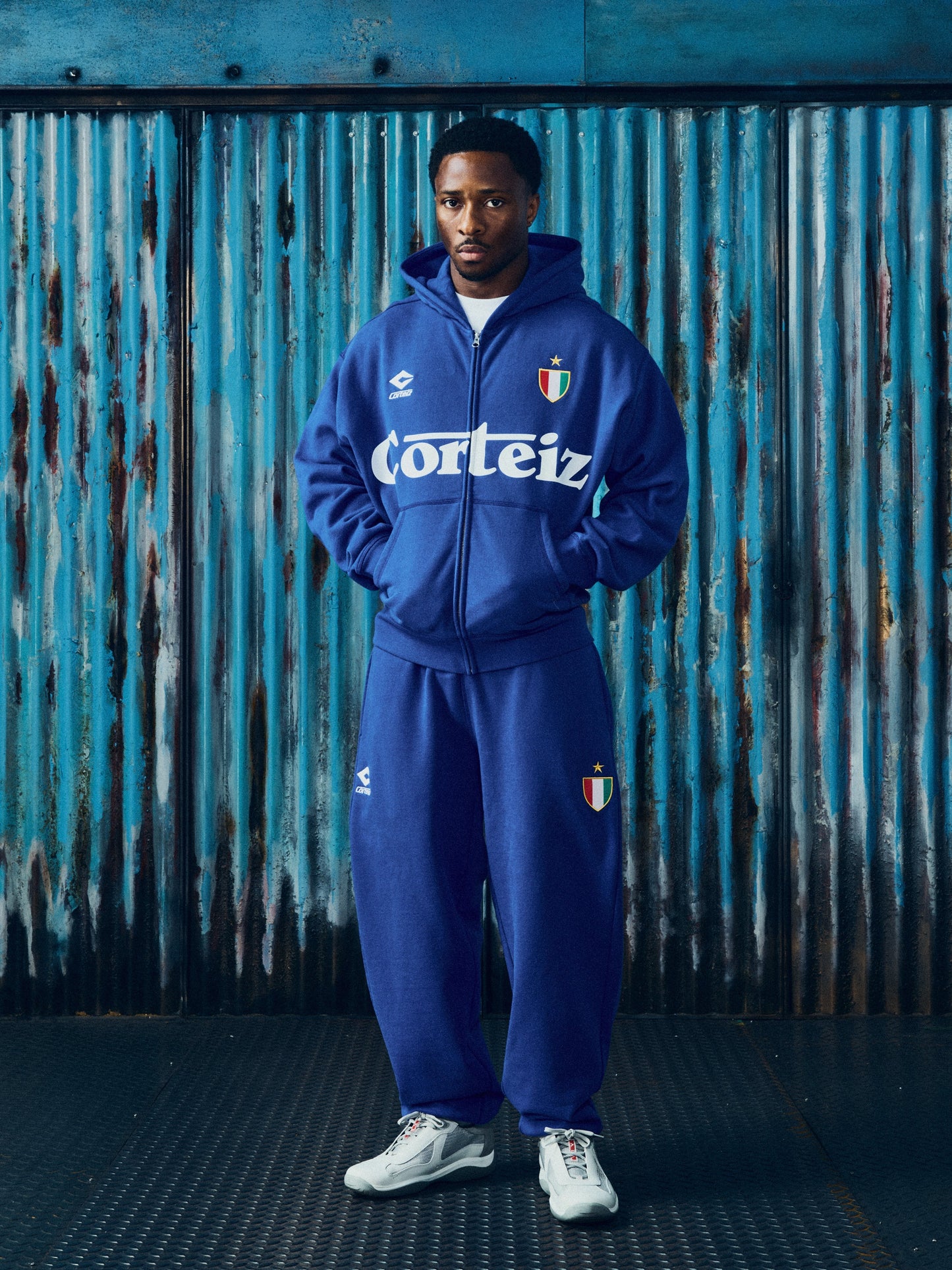 GHINI ZIP HOODIE [ROYAL BLUE]