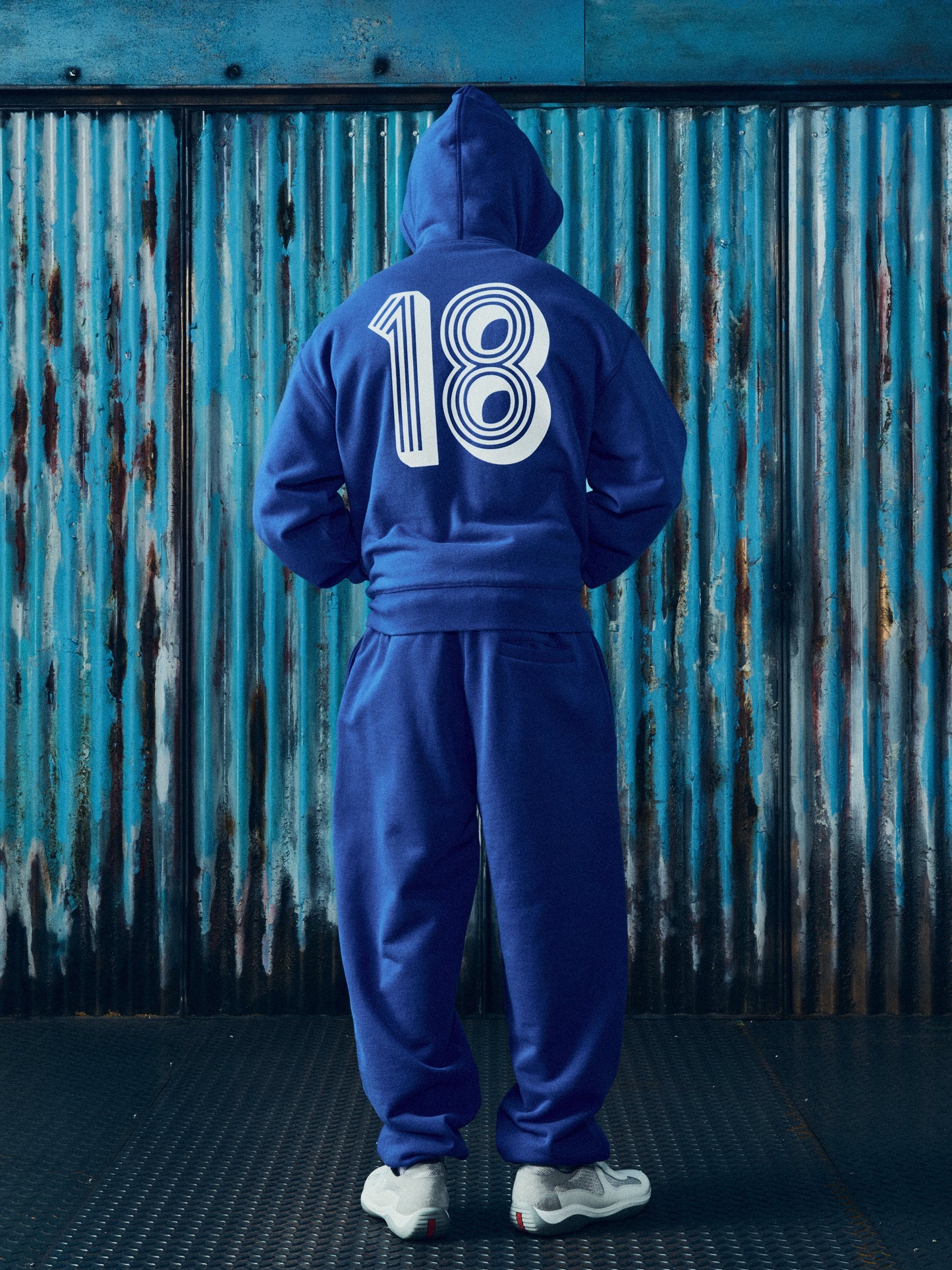 GHINI ZIP HOODIE [ROYAL BLUE]