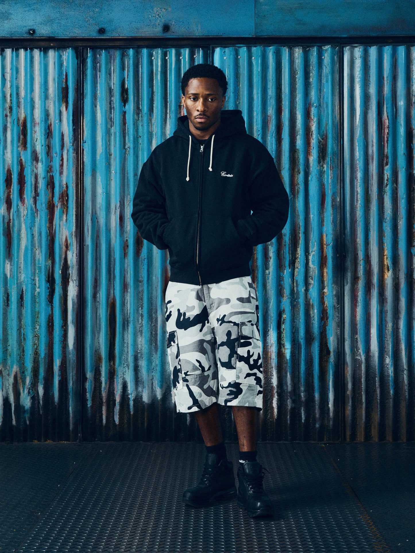 GUERILLAZ CARGO SHORT [ARCTIC CAMO]