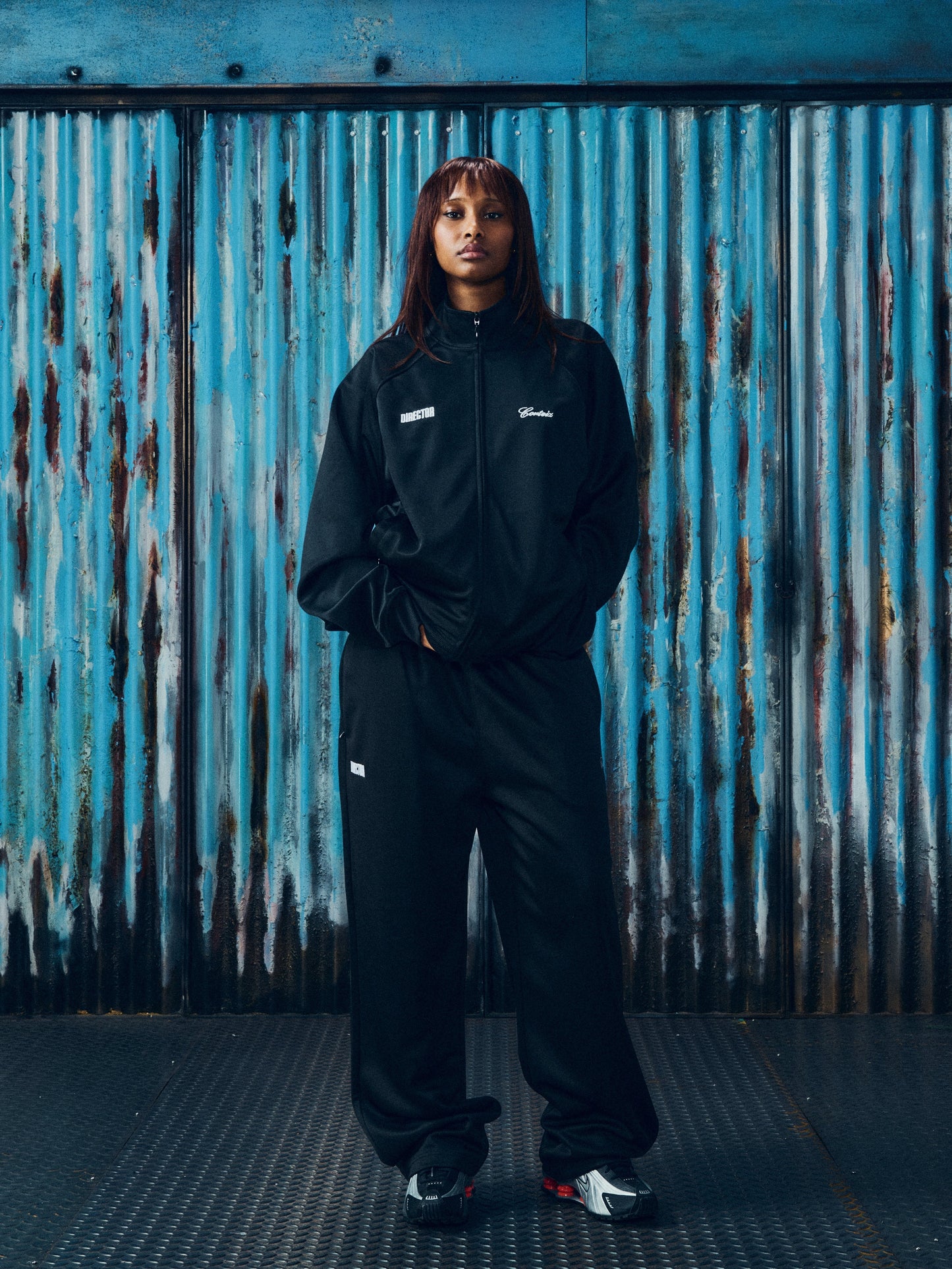 GABRIEL MOSES TRACK JACKET [BLACK]