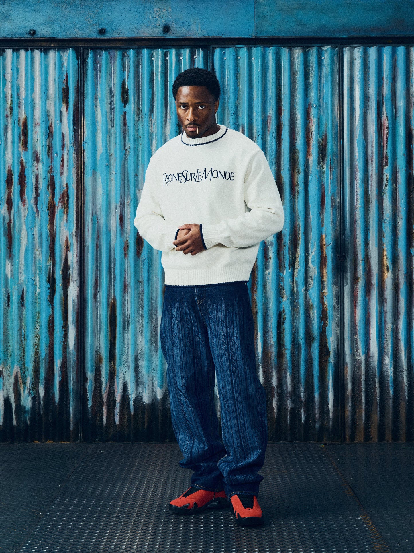 RSLM KNIT CREWNECK [CREAM]