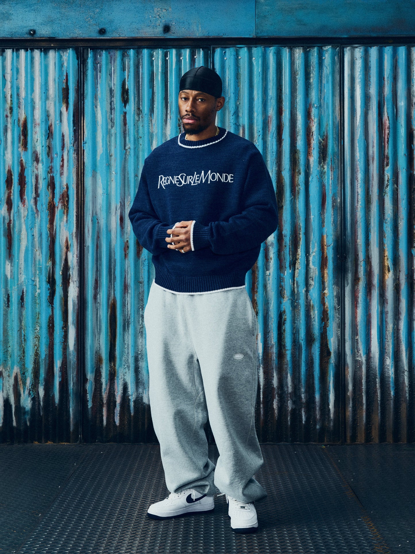 RSLM KNIT CREWNECK [NAVY]
