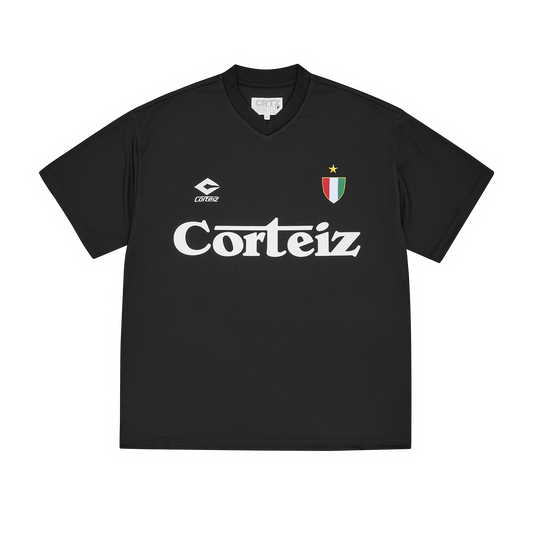 GHINI FOOTBALL JERSEY [BLACK]