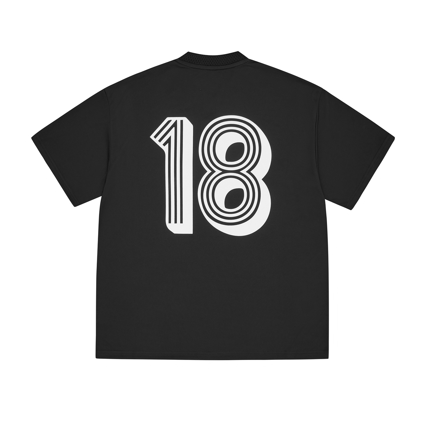 GHINI FOOTBALL JERSEY [BLACK]