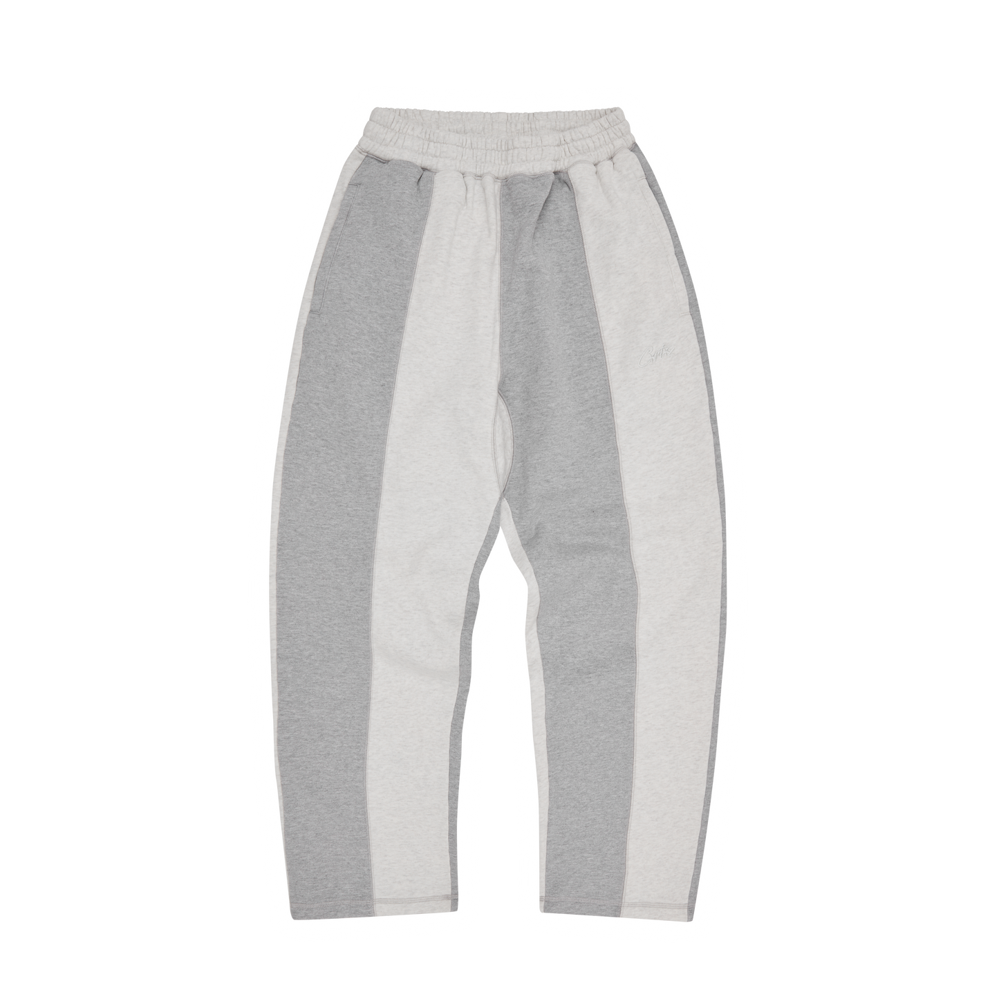 HMP CONTRAST OPEN HEM SWEATPANT [HEATHER GREY]