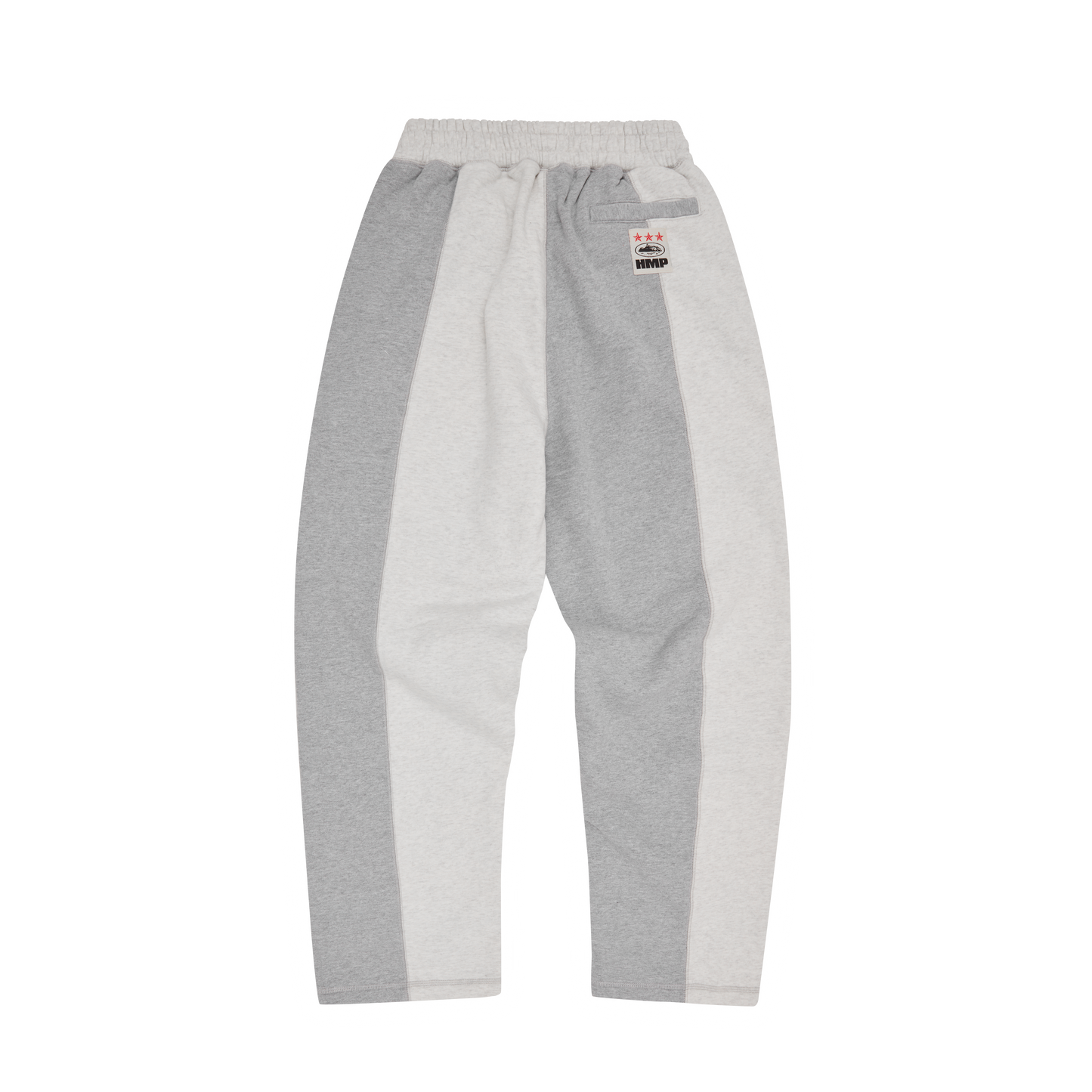 HMP CONTRAST OPEN HEM SWEATPANT [HEATHER GREY]