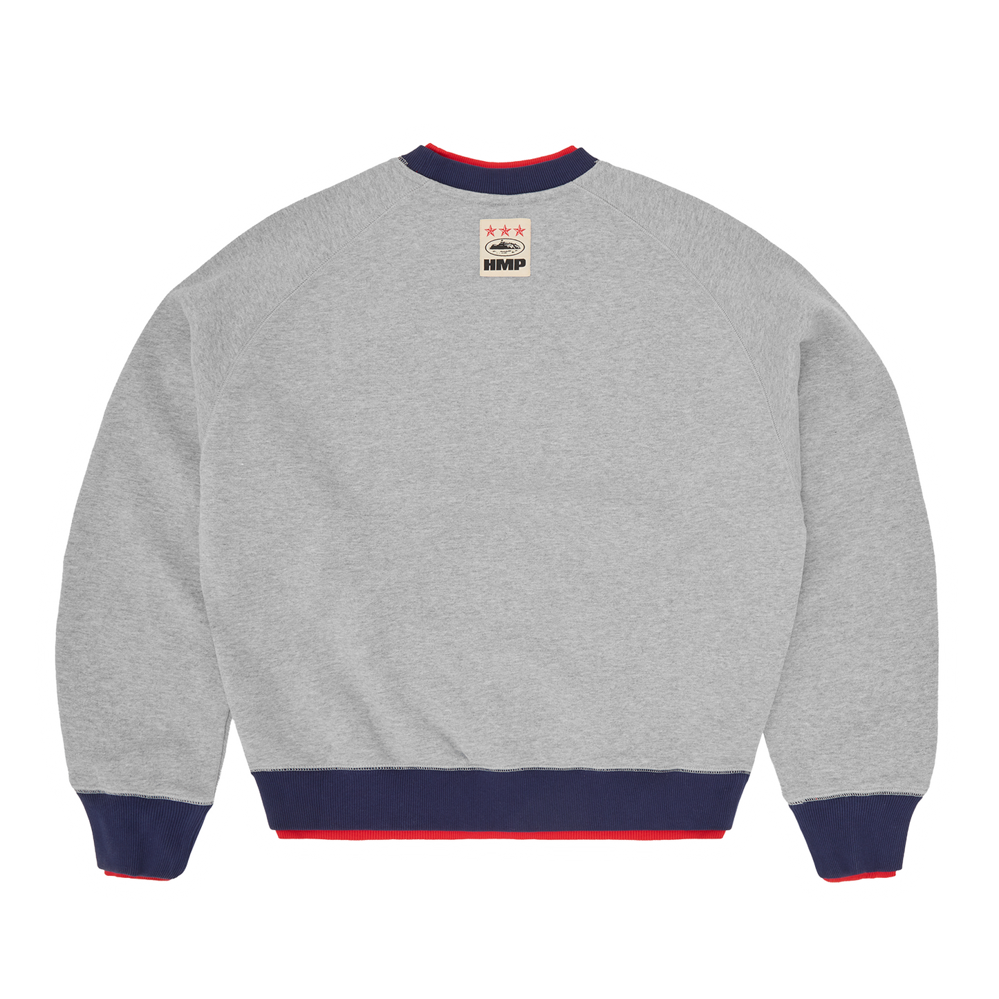 HMP DOUBLE UP CREWNECK [HEATHER GREY]