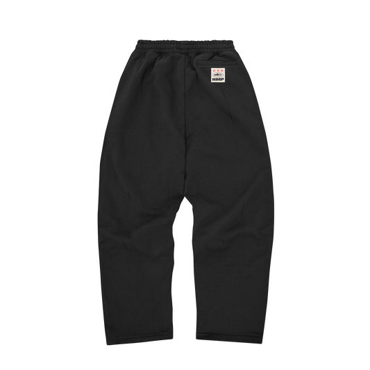 HMP OPEN HEM SWEATPANT [BLACK]