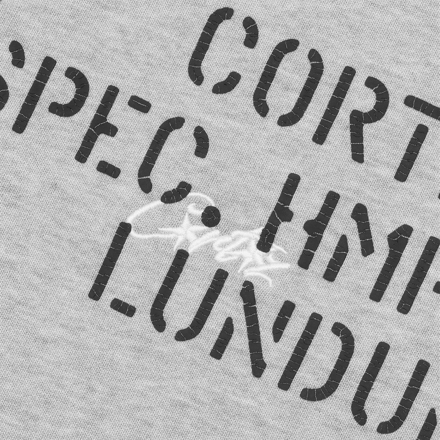 HMP STENCIL VEST [HEATHER GREY]