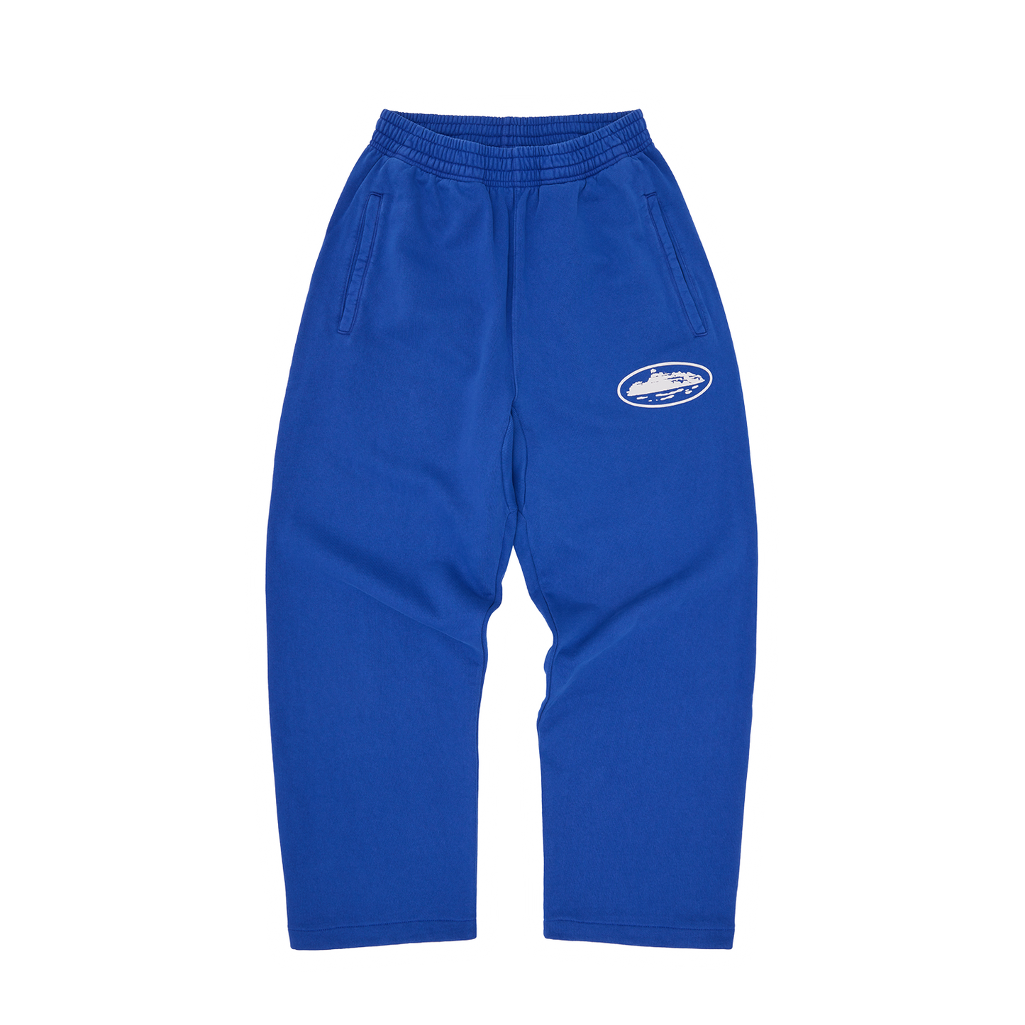ISLAND PUFF PRINT OPEN HEM SWEATPANT [WASHED ROYAL]
