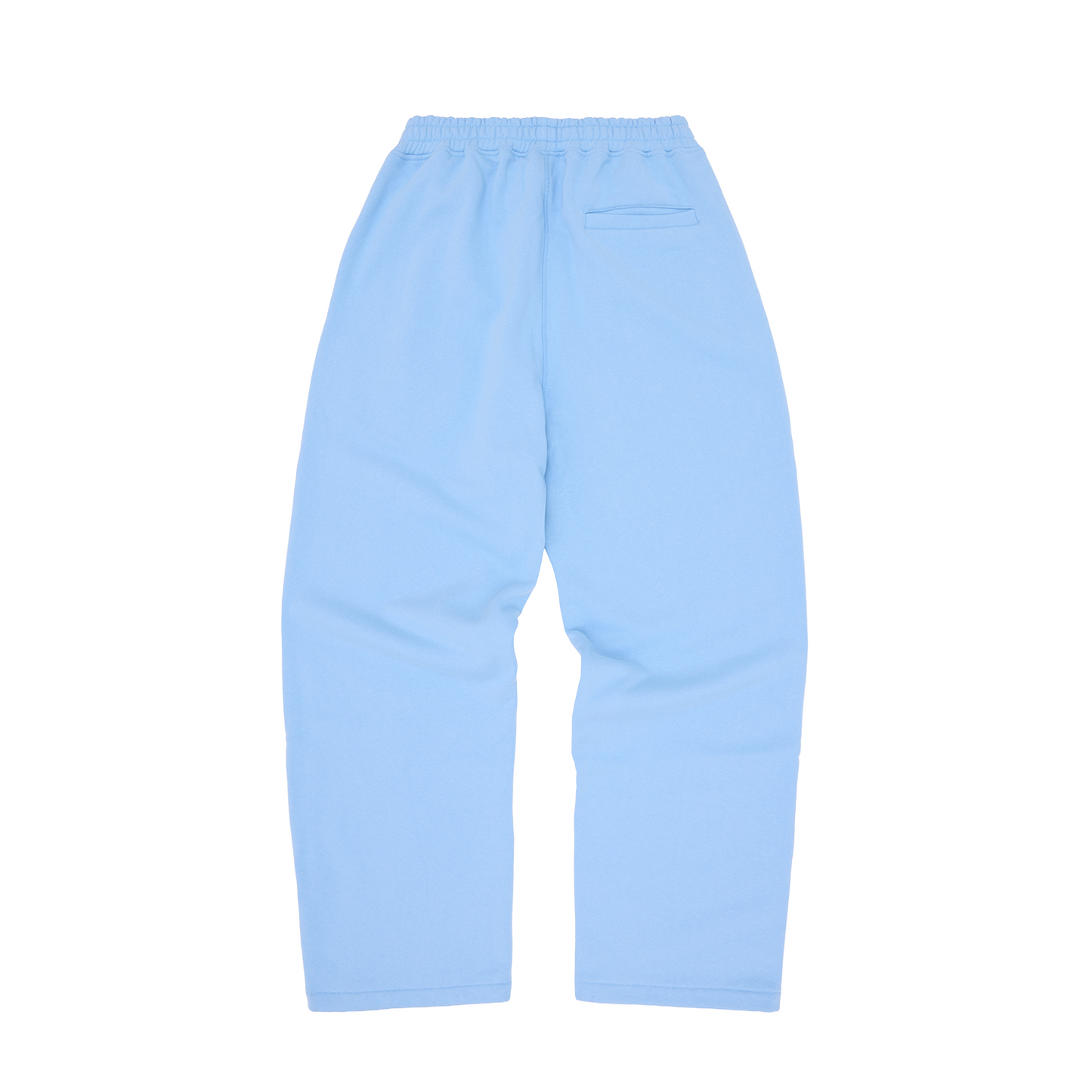 ISLAND PUFF PRINT OPEN HEM SWEATPANT [BABY BLUE]