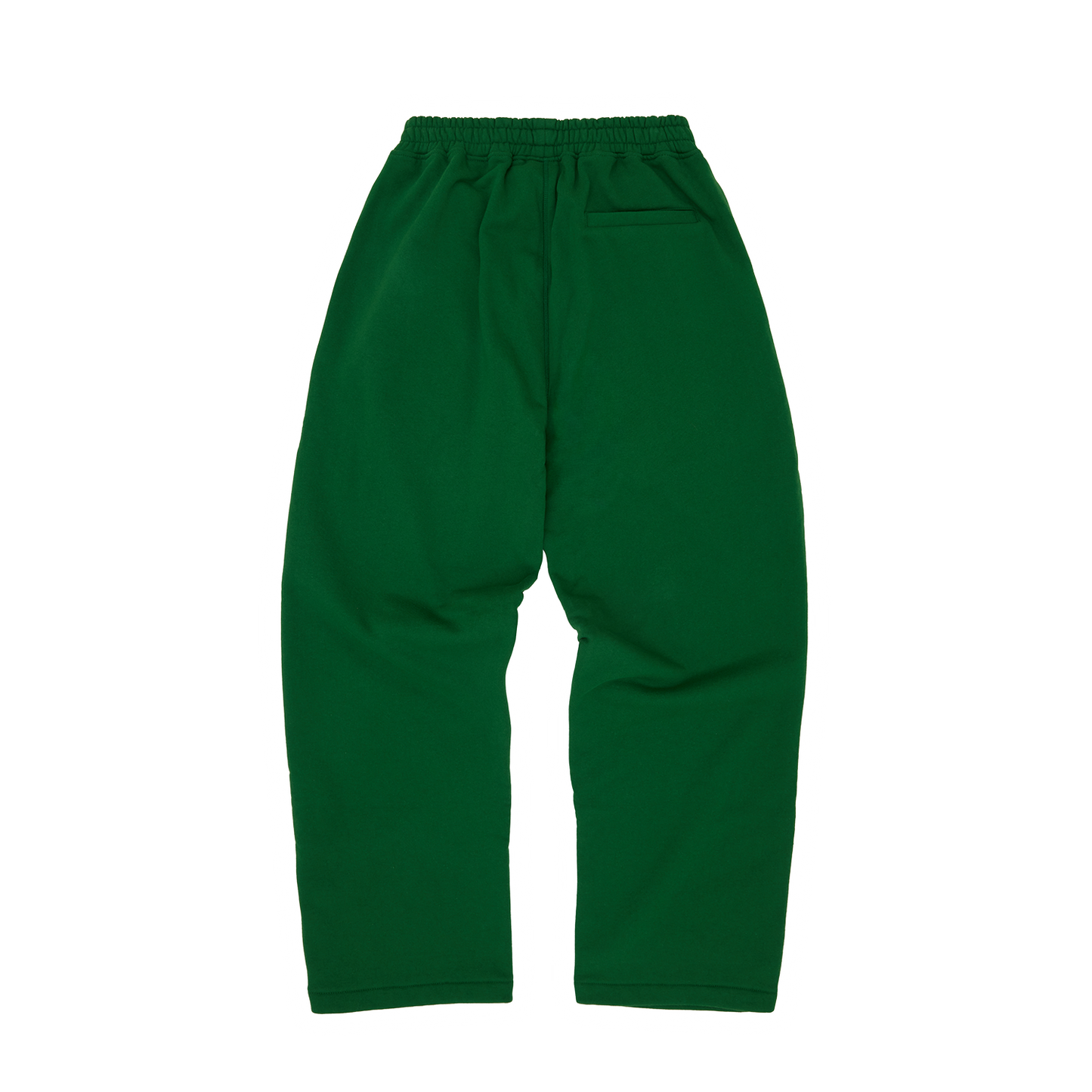 ISLAND PUFF PRINT OPEN HEM SWEATPANT [GREEN]