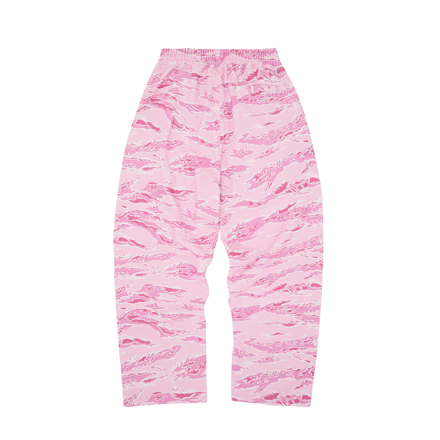 ISLAND PUFF PRINT OPEN HEM SWEATPANT [PINK TIGER CAMO]