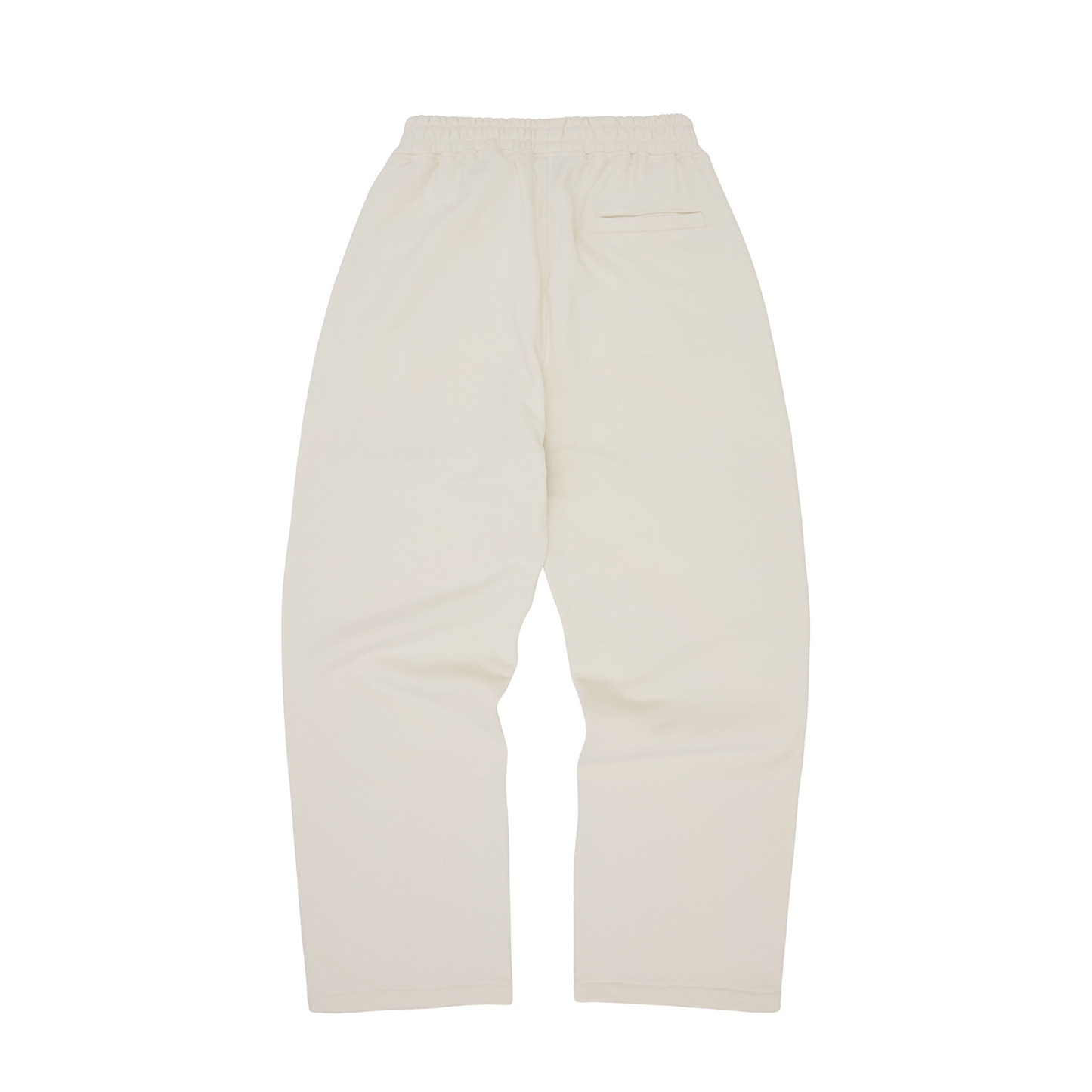 ISLAND PUFF PRINT OPEN HEM SWEATPANT [OFF WHITE]