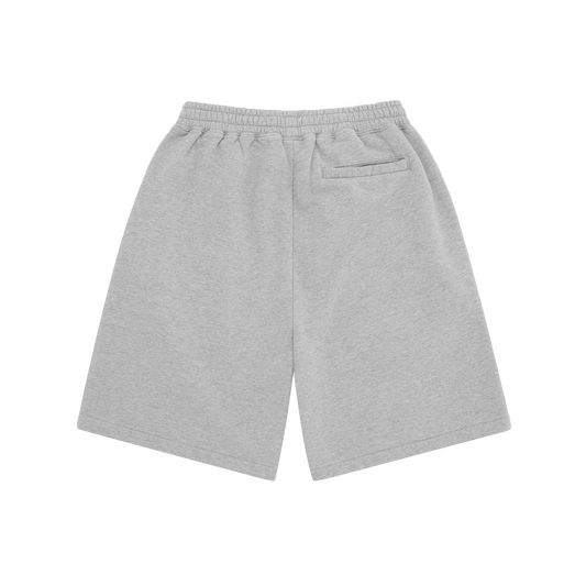 ISLAND PUFF PRINT SWEATSHORT [HEATHER GREY]