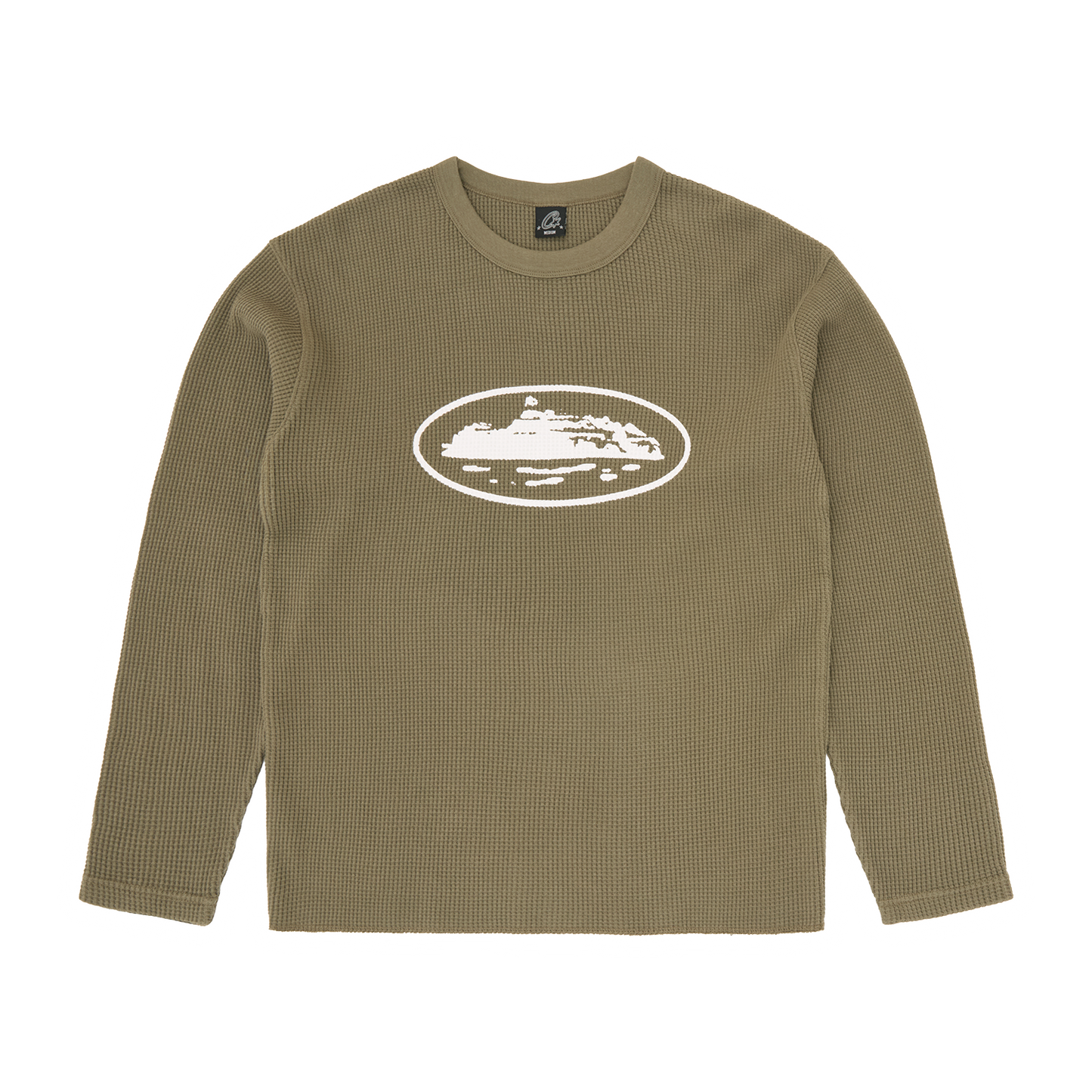 ISLAND WAFFLE THERMAL [OLIVE]