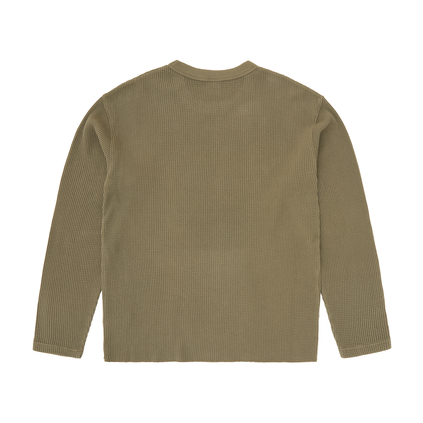 ISLAND WAFFLE THERMAL [OLIVE]