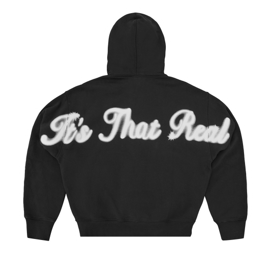 GABRIEL MOSES ZIP HOODIE [BLACK]