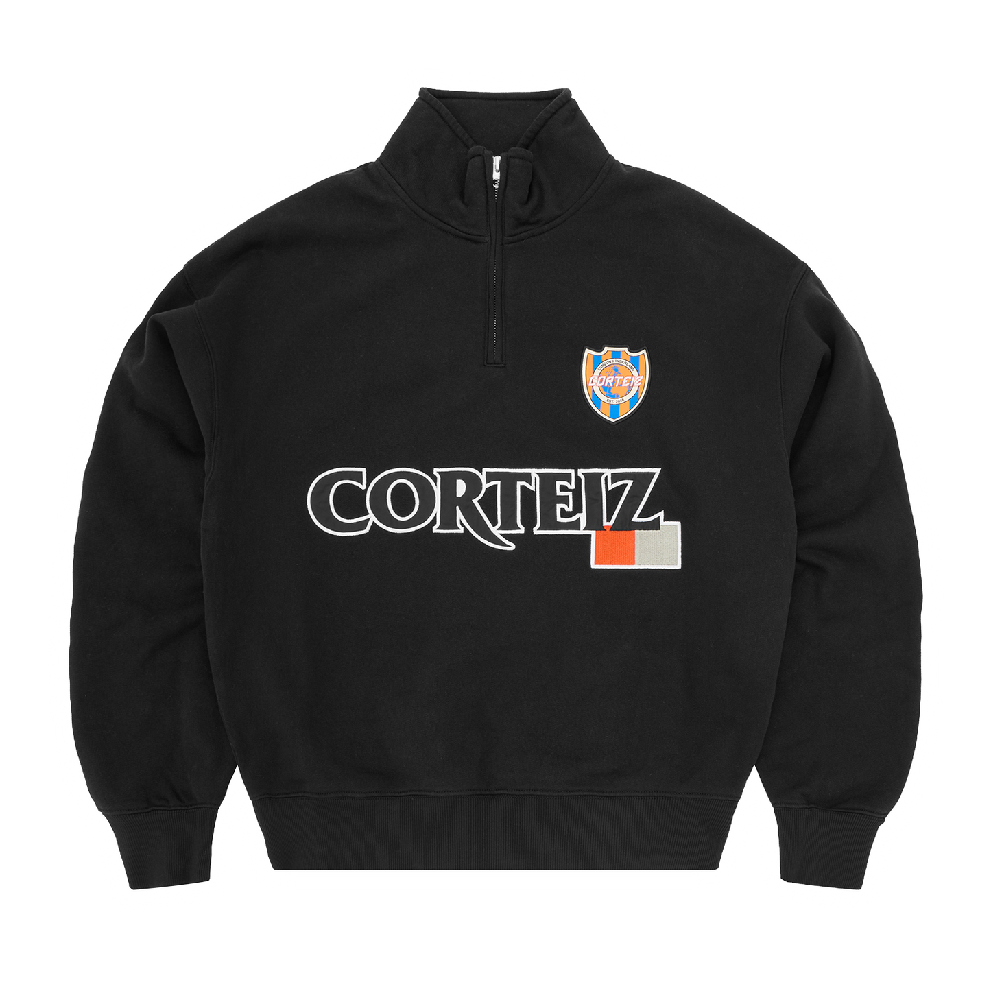 GIAPPONESE QUARTER ZIP [BLACK]