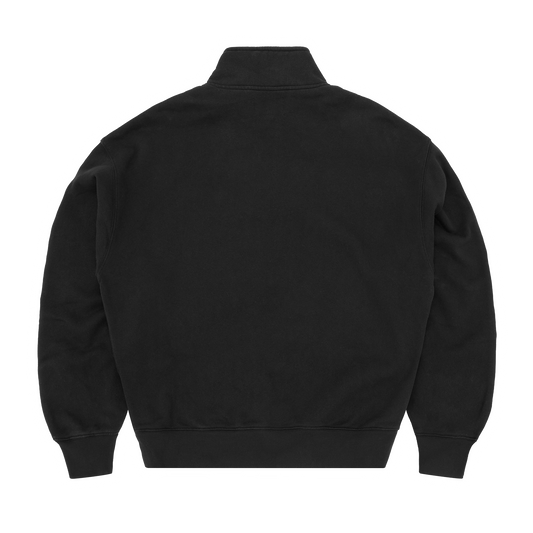 GIAPPONESE QUARTER ZIP [BLACK]
