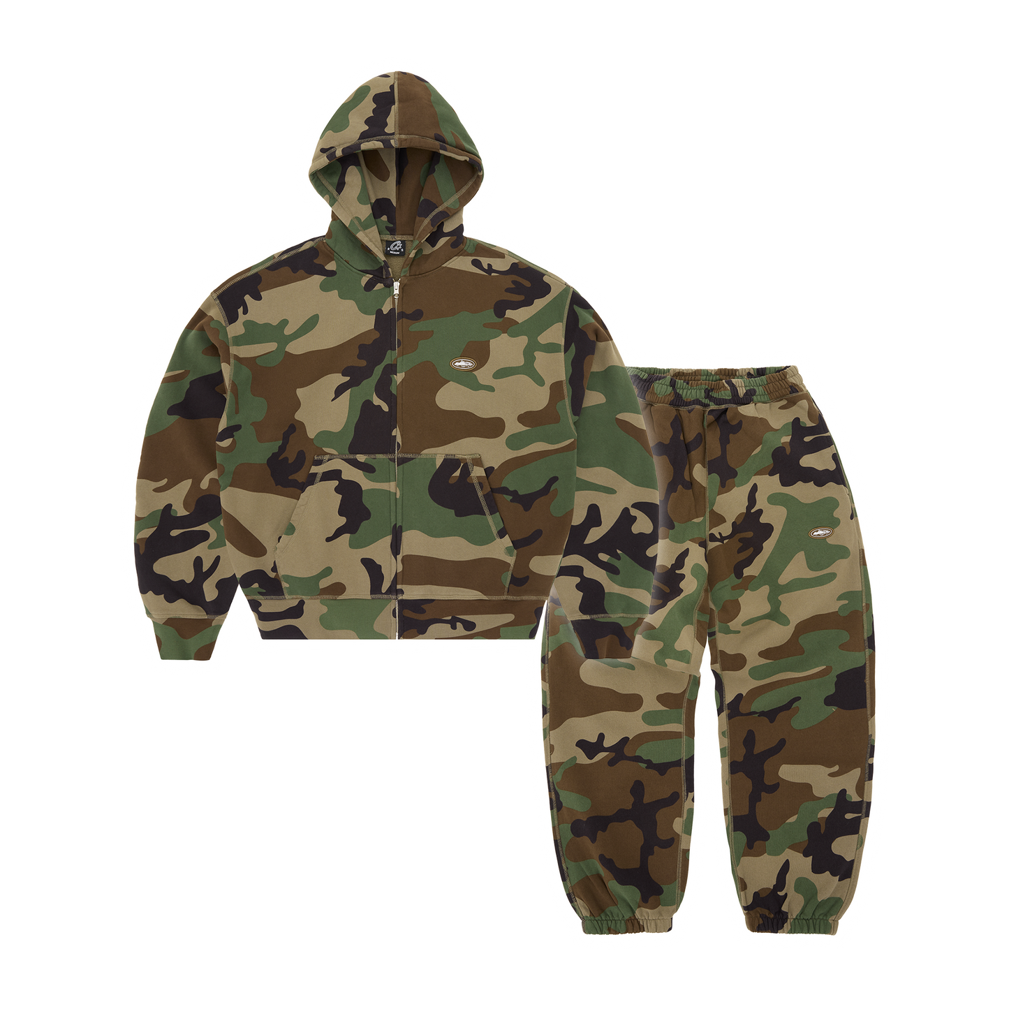 MINI ISLAND HOODIE TRACKSUIT [WOODLAND CAMO]