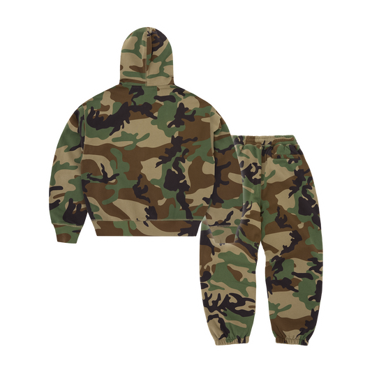 MINI ISLAND HOODIE TRACKSUIT [WOODLAND CAMO]