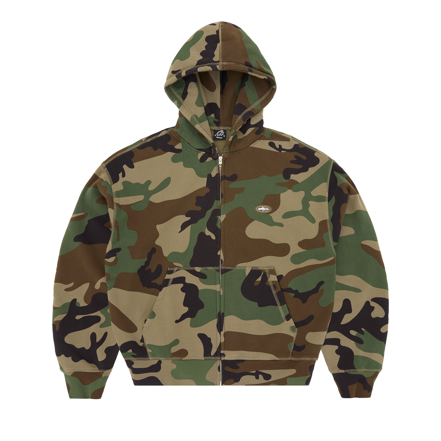 MINI ISLAND ZIP HOODIE [WOODLAND CAMO]
