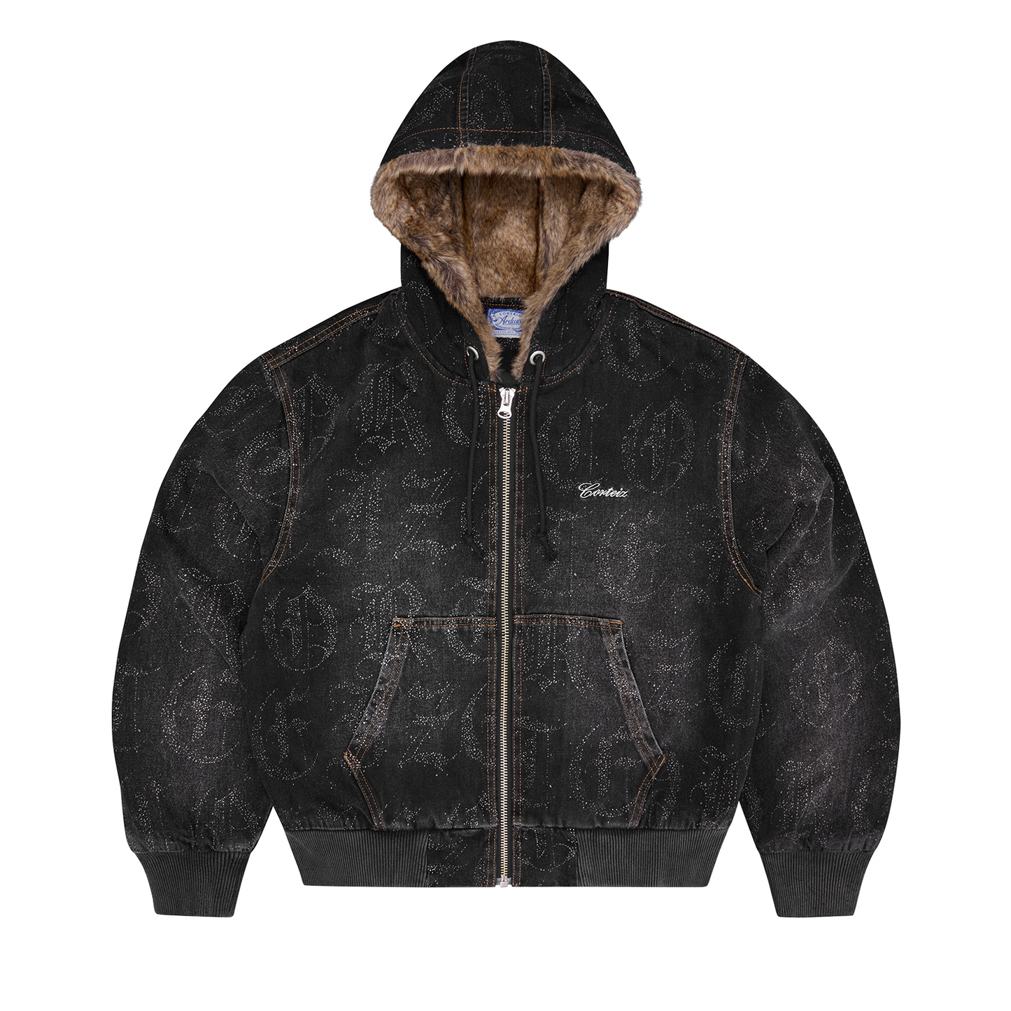 OLD ENGLISH DENIM WORK JACKET [BLACK WASH]
