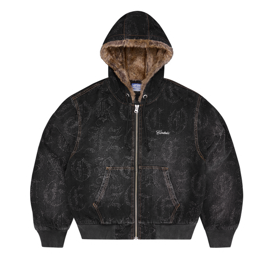 OLD ENGLISH DENIM WORK JACKET [BLACK WASH]