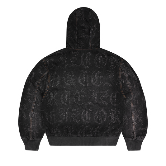 OLD ENGLISH DENIM WORK JACKET [BLACK WASH]