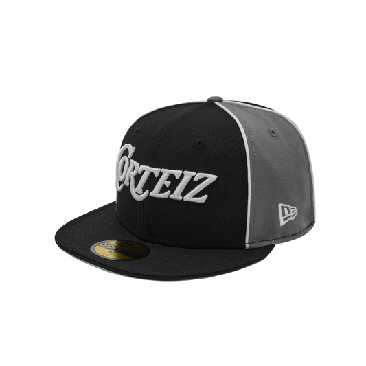 PIRATE RADIO NEW ERA FITTED CAP [BLACK/GREY]