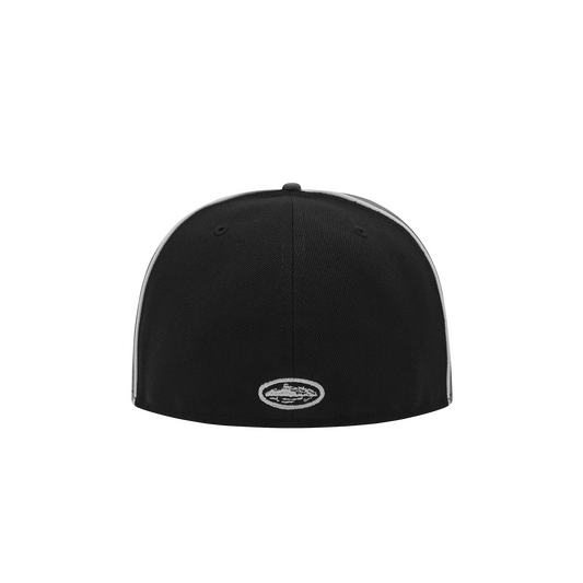 PIRATE RADIO NEW ERA FITTED CAP [BLACK/GREY]
