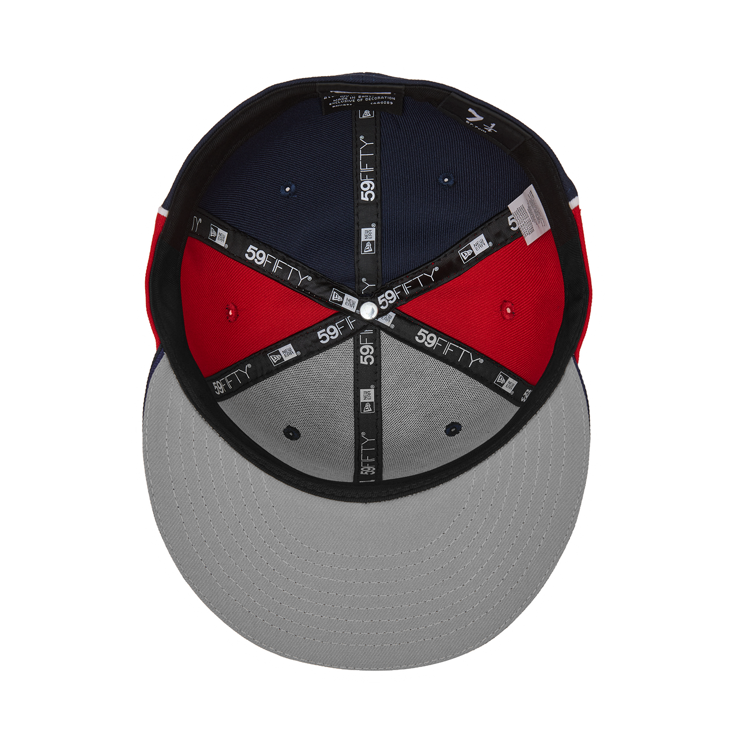 PIRATE RADIO NEW ERA FITTED CAP [NAVY/RED]