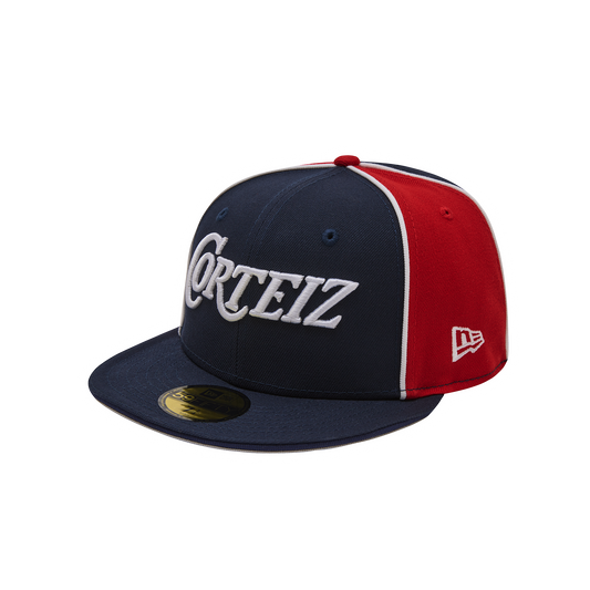 PIRATE RADIO NEW ERA FITTED CAP [NAVY/RED]