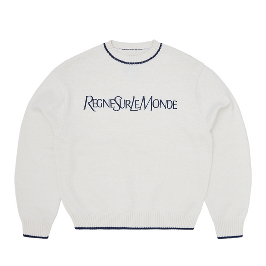 RSLM KNIT CREWNECK [CREAM]