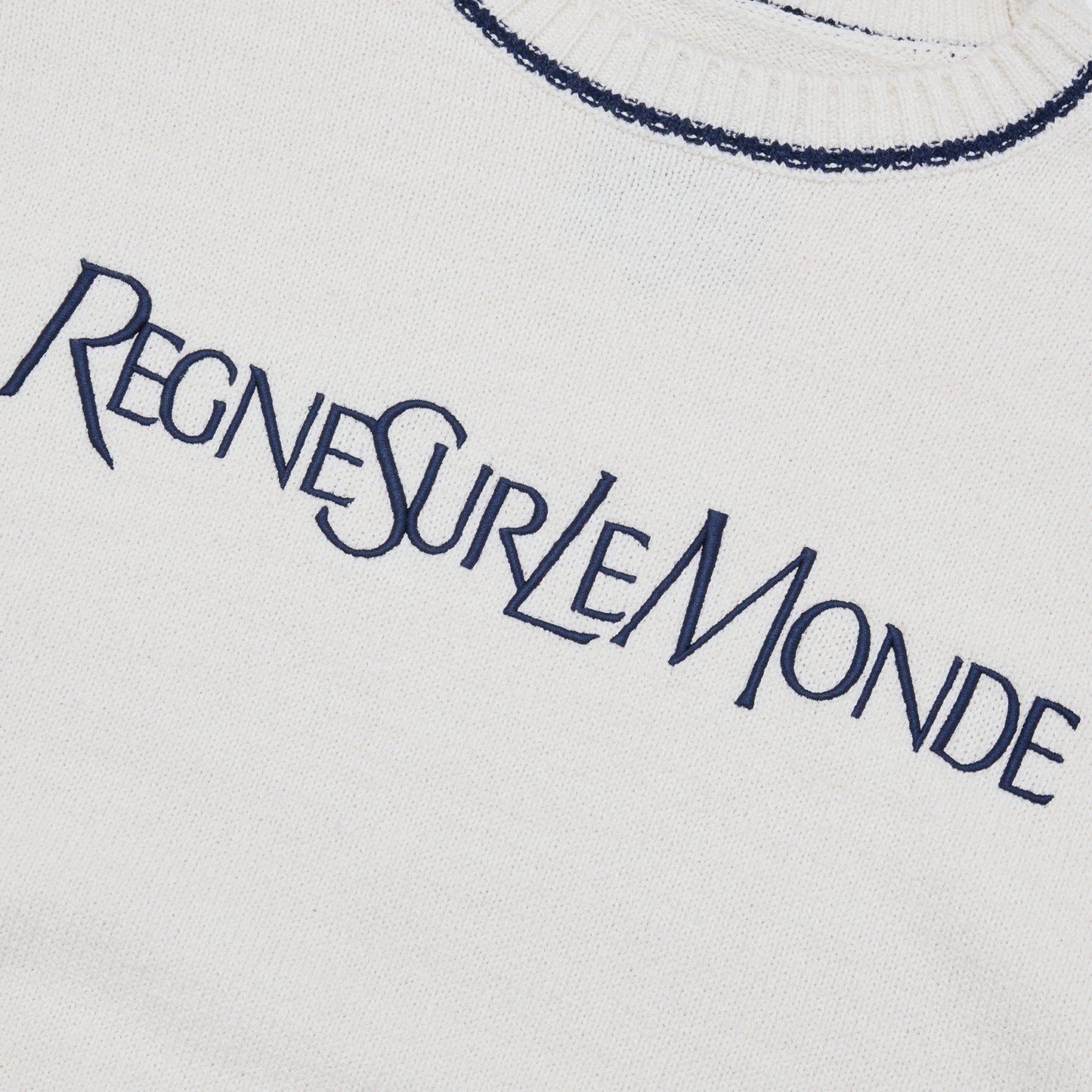RSLM KNIT CREWNECK [CREAM]