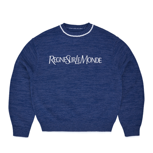 RSLM KNIT CREWNECK [NAVY]